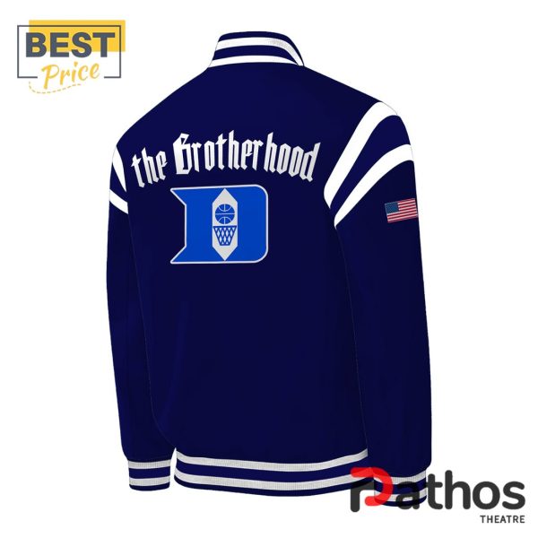 Brotherhood Duke Blue Planet Navy Baseball Jacket