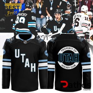 Utah Hockey Club 2024 NHL Black Hockey Jersey