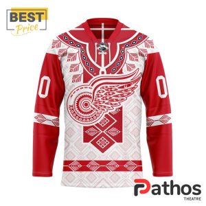 nhl detroit red wings custom native hockey jersey 1 khMVW