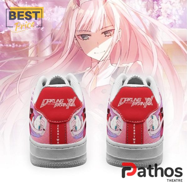 Code 002 Zero Two Darling in the Franxx Anime Air Force 1 Sneakers