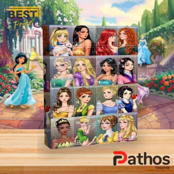 Disney Princess Advent Calendar, The One With 24 Little Doors