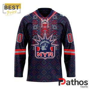 NHL New York Rangers Custom Native Hockey Jersey