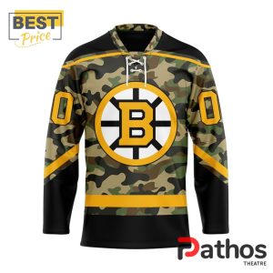 NHL Boston Bruins Camo Design Hockey Jersey