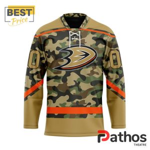 NHL Anaheim Ducks Camo Design Hockey Jersey