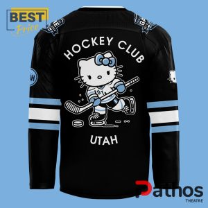 utah hockey x hello kitty 50th anniversary black hockey jersey 3 YKkYX