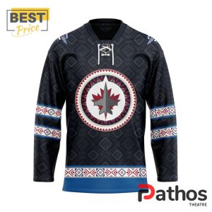 nhl winnipeg jets custom native hockey jersey 1 NNW1F