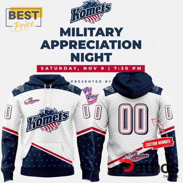 Fort Wayne Komets x Military Appreciation Night Hoodie