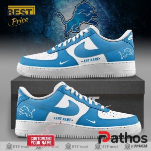 Custom Detroit Lions 2024 Air Force 1 Sneakers