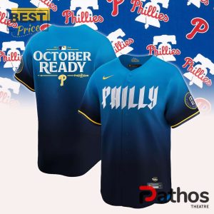 philadelphia phillies royal 2024 mlb postseason jersey 2 Bz6U7