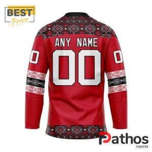 nhl new jersey devils custom native hockey jersey 2 TOneq