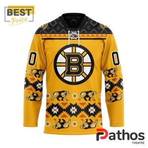 NHL Boston Bruins Custom Native Hockey Jersey