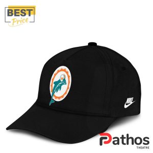 miami dolphins throwback black hoodie jogger cap 6 O55tl