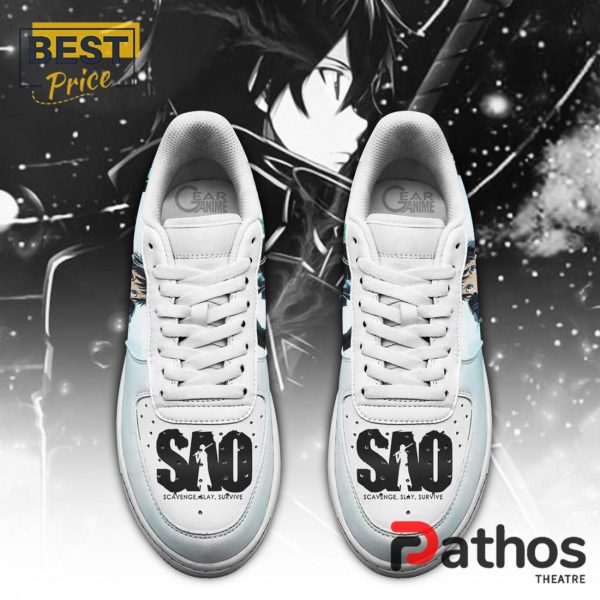 Kirito Sword Art Online Anime Air Force 1 Sneakers