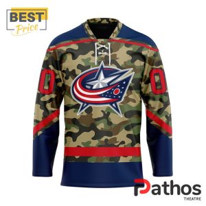 nhl columbus blue jackets camo design hockey jersey 1 UCA1Q