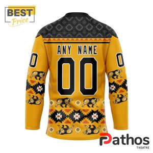 nhl boston bruins custom native hockey jersey 2 K8cEK