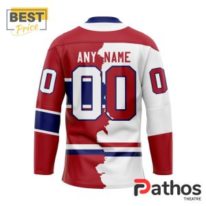 nhl montreal canadiens custom home mix away hockey jersey 2 zTekF