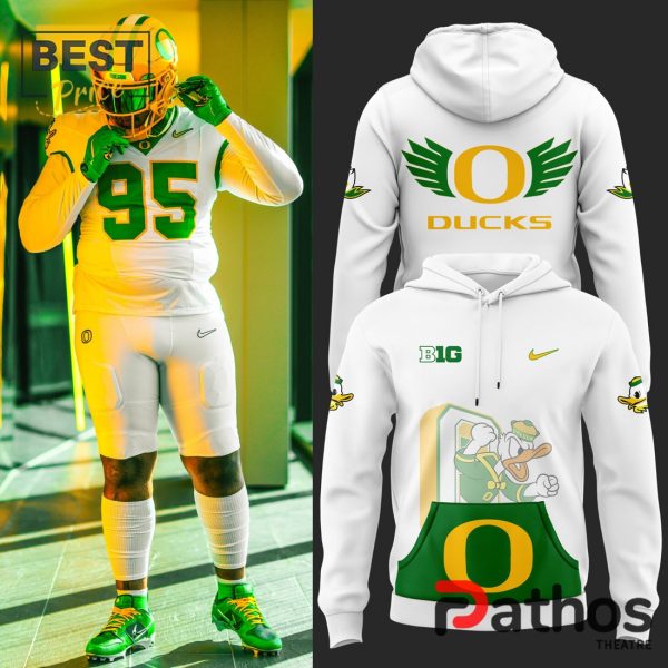 Men’s Oregon Football Nike Game White Hoodie