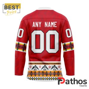 nhl chicago blackhawks custom native hockey jersey 2 M8osh