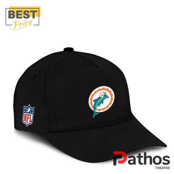 Miami Dolphins Throwback Black Hoodie, Jogger, Cap