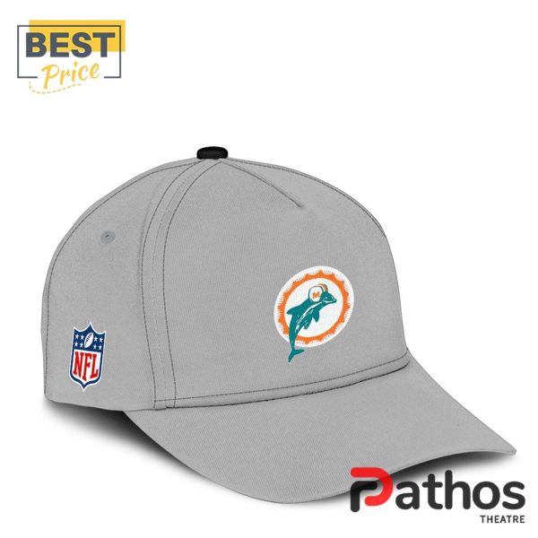 Miami Dolphins Throwback Grey Hoodie, Jogger, Cap