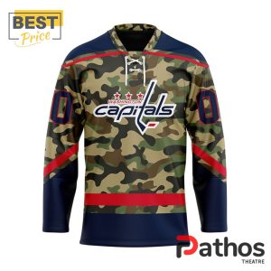 NHL Washington Capitals Camo Design Hockey Jersey