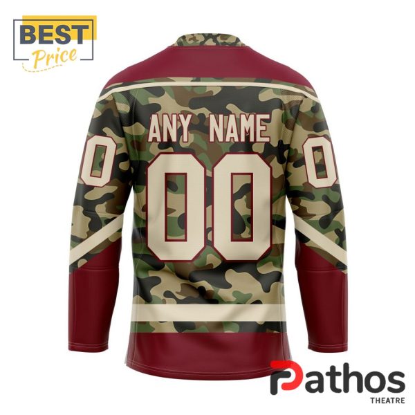 NHL Arizona Coyotes Camo Design Hockey Jersey