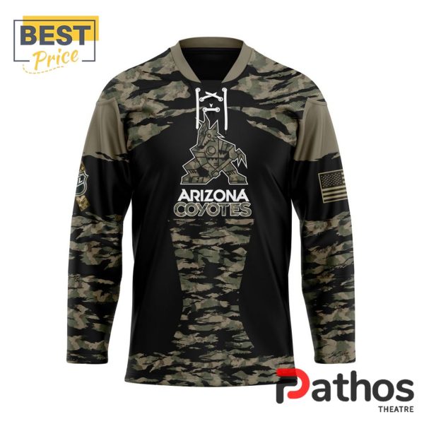 NHL Arizona Coyotes Camo Honoring Veterans Hockey Jersey