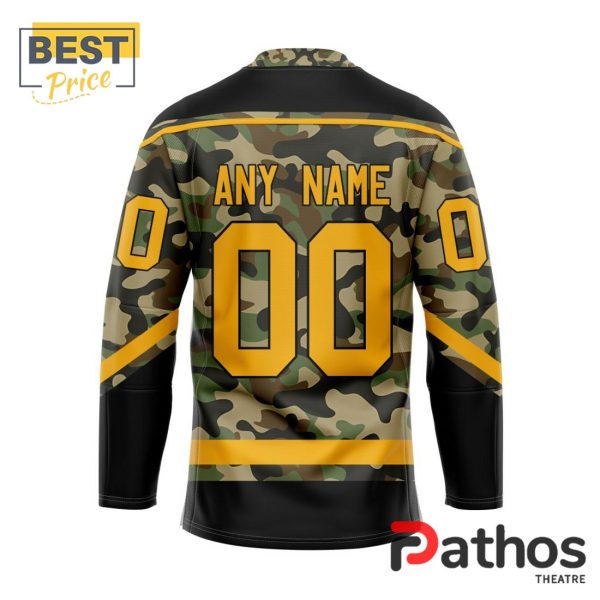 NHL Boston Bruins Camo Design Hockey Jersey