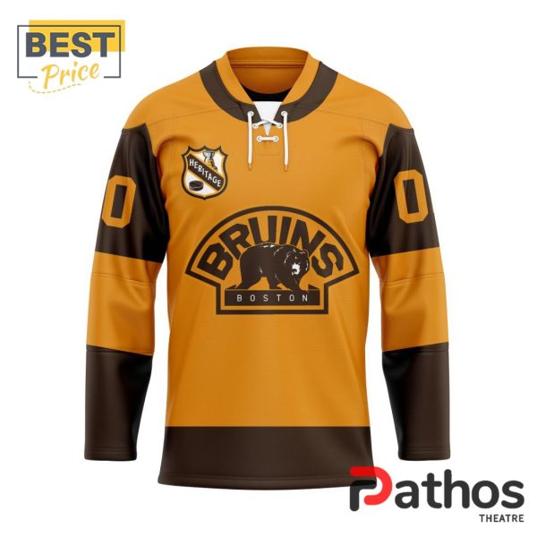 NHL Boston Bruins Personalized Heritage Hockey Jersey