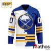 NHL Buffalo Sabres Custom Home Mix Away Hockey Jersey