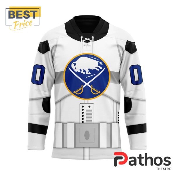 NHL Buffalo Sabres Custom Star Wars Stormtrooper Hockey Jersey