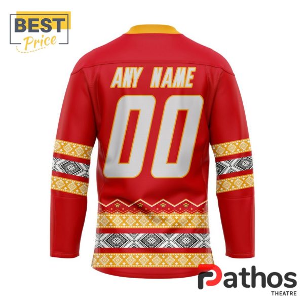 NHL Calgary Flames Custom Native Hockey Jersey