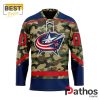 NHL Columbus Blue Jackets Camo Design Hockey Jersey