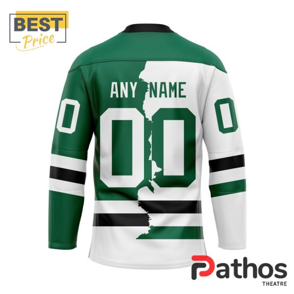 NHL Dallas Stars Custom Home Mix Away Hockey Jersey