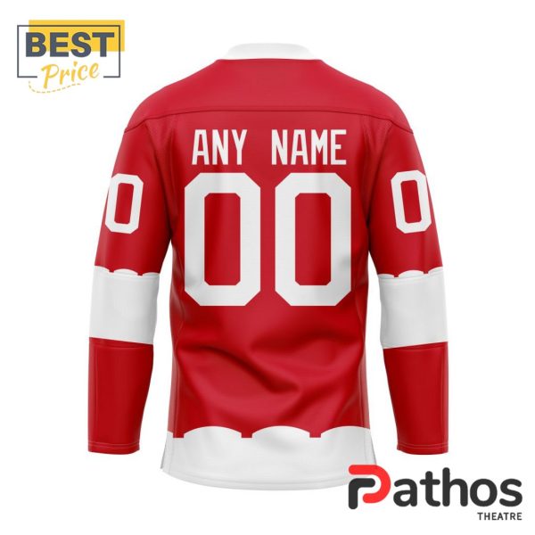 NHL Detroit Red Wings Personalized Heritage Hockey Jersey