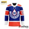 NHL Edmonton Oilers Blue 2023 Heritage Classic Hockey Jersey