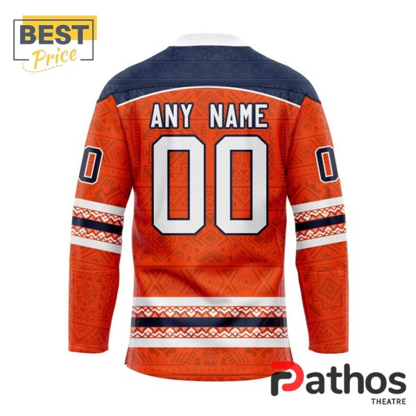 NHL Edmonton Oilers Custom Native Hockey Jersey