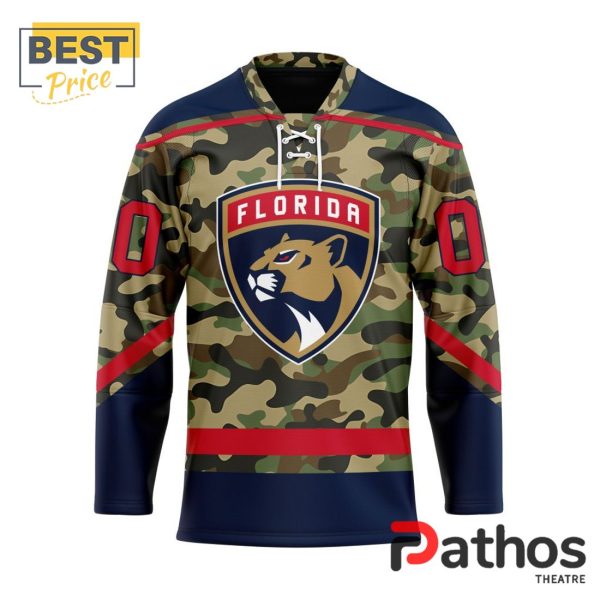 NHL Florida Panthers Camo Design Hockey Jersey