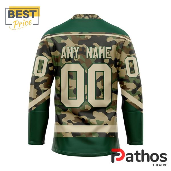 NHL Minnesota Wild Camo Design Hockey Jersey