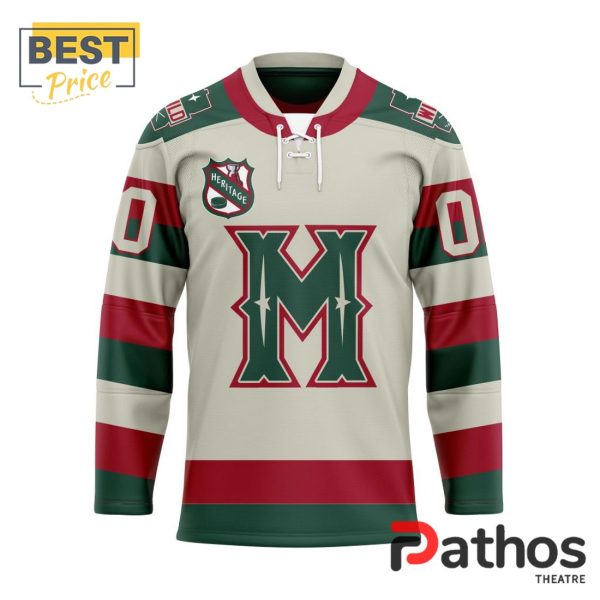 NHL Minnesota Wild Personalized Heritage Hockey Jersey