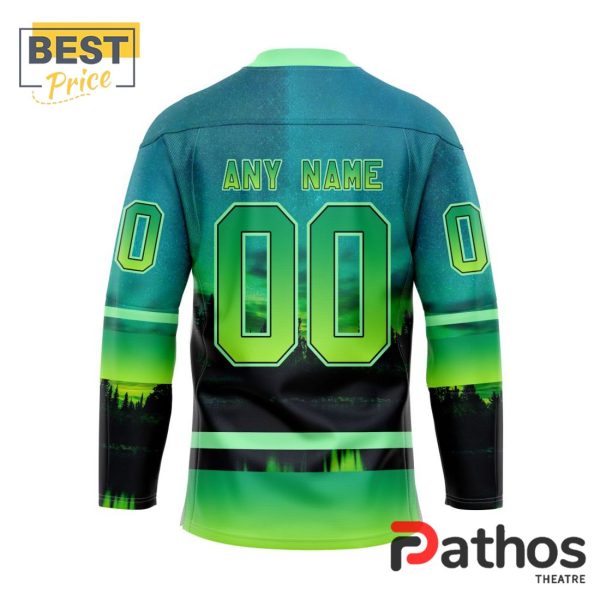 NHL Minnesota Wild With Northern Lights Hockey Jersey