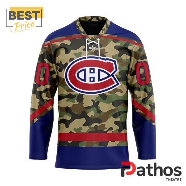 NHL Montreal Canadiens Camo Design Hockey Jersey