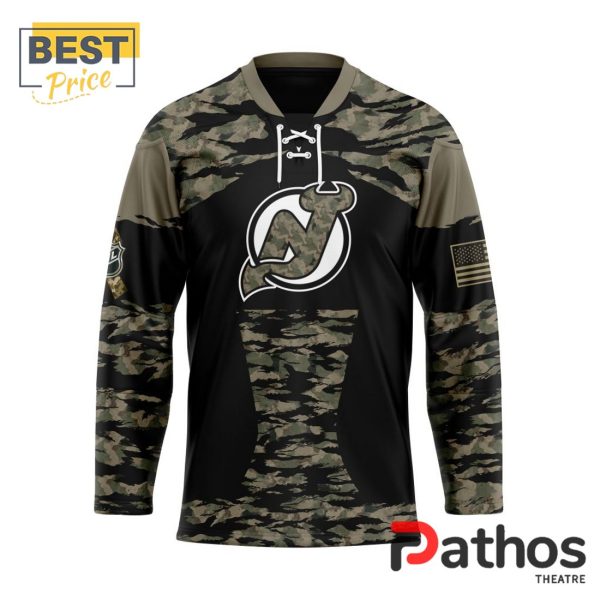 NHL New Jersey Devils Camo Honoring Veterans Hockey Jersey