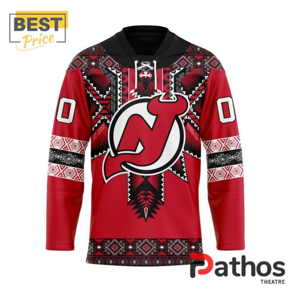 NHL New Jersey Devils Custom Native Hockey Jersey