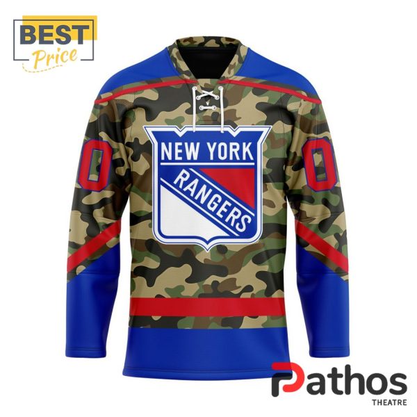 NHL New York Rangers Camo Design Hockey Jersey