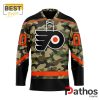 NHL Philadelphia Flyers Camo Design Hockey Jersey