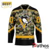 NHL Pittsburgh Penguins Camo Design Hockey Jersey