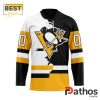 NHL Pittsburgh Penguins Custom Home Mix Away Hockey Jersey