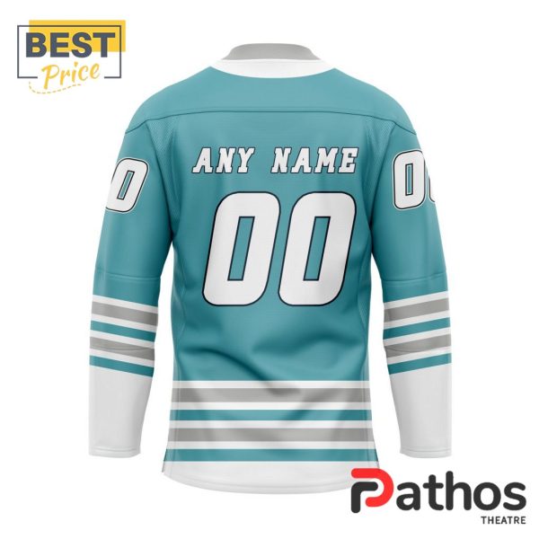 NHL San Jose Sharks Personalized Heritage Hockey Jersey