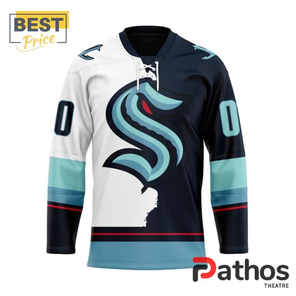 NHL Seattle Kraken Custom Home Mix Away Hockey Jersey